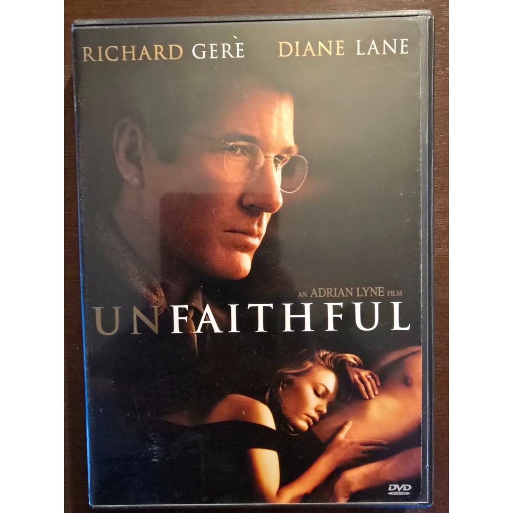 Unfaithful (DVD, 2002, Full Frame),‎ Gere, Lane, Excellent Condition